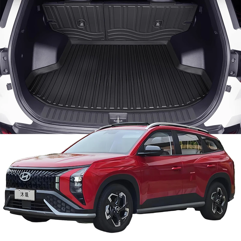 

Upgrade TPE Car Rear Trunk Mats Storage Pads Cargo Tray Dustproof Waterproof Protecion Cushion For Hyundai MUFASA ix35 2010-2024