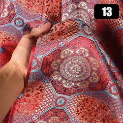 Luxury High-end Jacquard Brocade Silk Fabric For Diy Sewing Cheongsam Hanfu Dress Garment Upholstery Vintage Designer Fabric