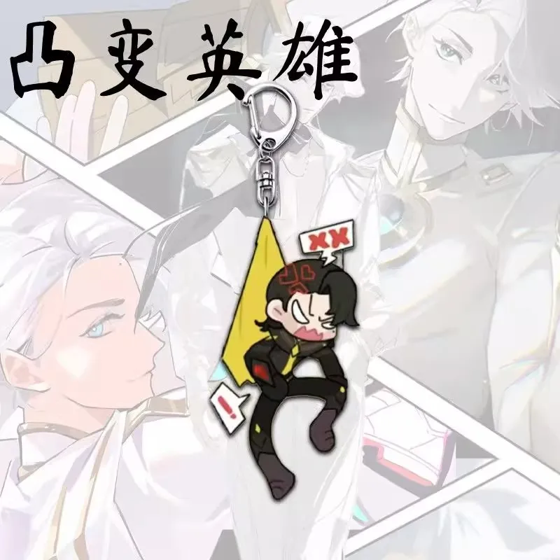 TO BE HERO X Game جديد على الوجهين المفاتيح على ظهره قلادة مجوهرات الإكسسوار هدية للأصدقاء الإبداعية تذكارية Keyrings ديكور #2