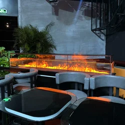 - Fire 72 Inch Romantic Fireplace Modern Artificial Fireplace Flames