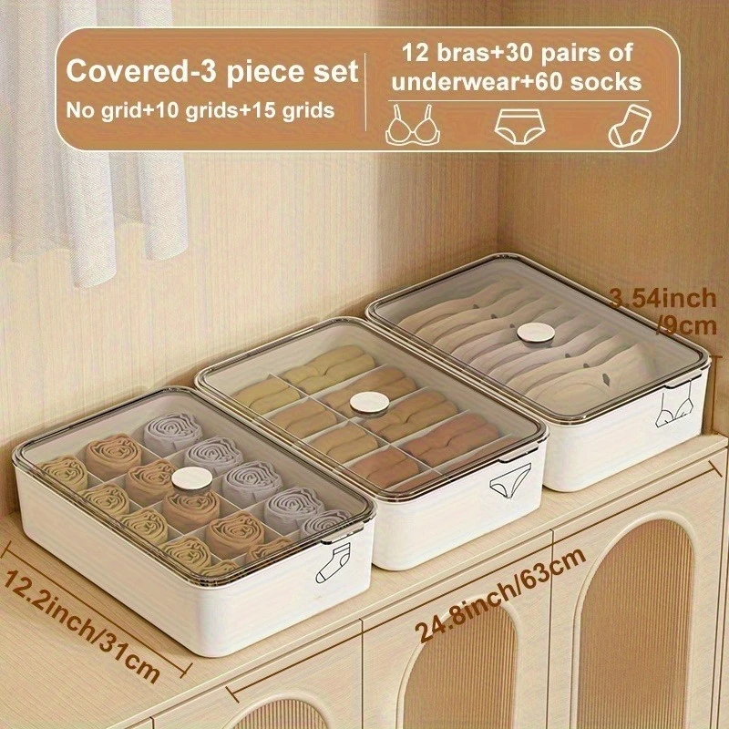 3 Stück weiße Unterwäsche- und – Baby Clothes Organiser Bewertung und Preis