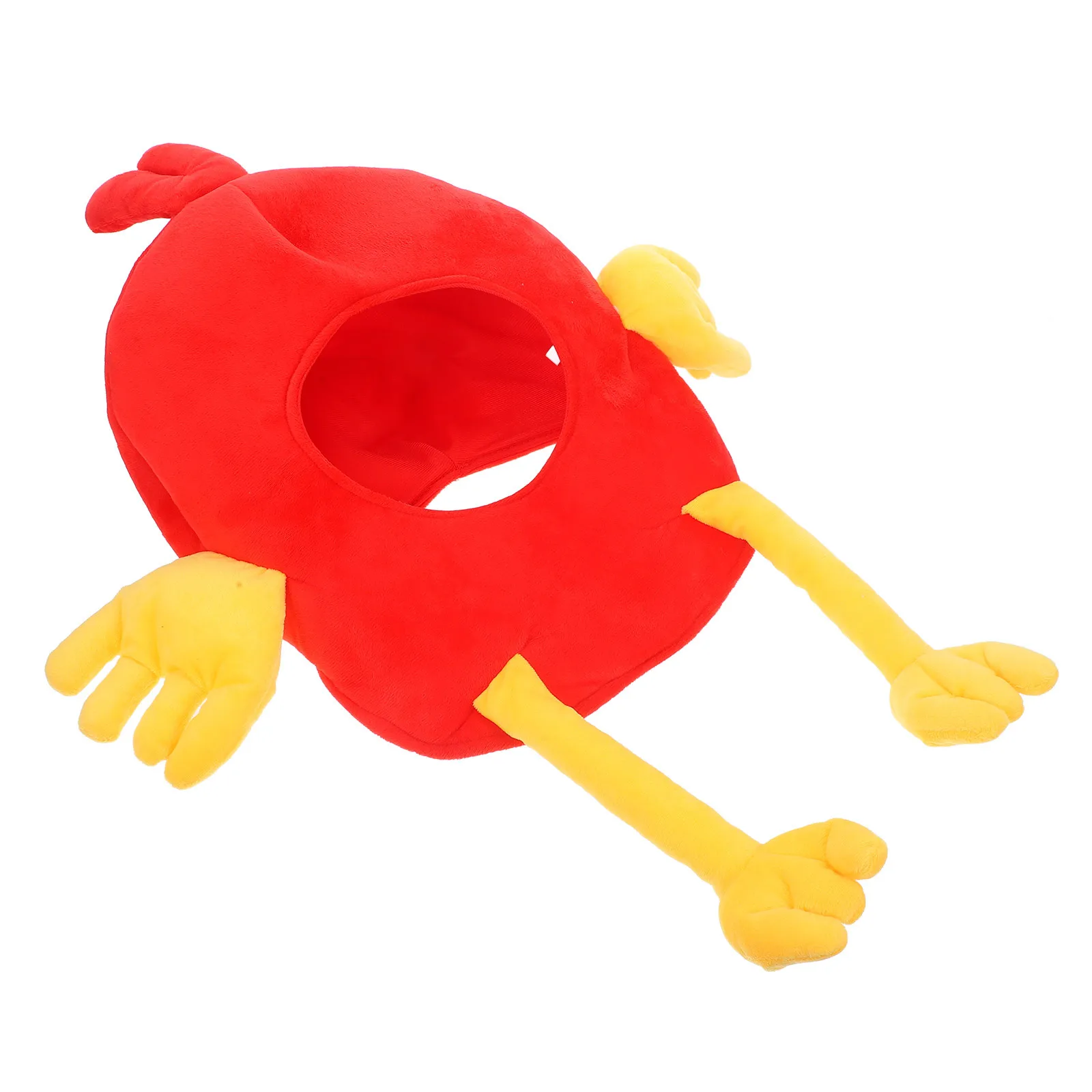 

Funny Chicken Headband Adult Kids Comfortable Design Cute Animal Hat for Carnival Party Photo Booth Decorative Festival Cosplay