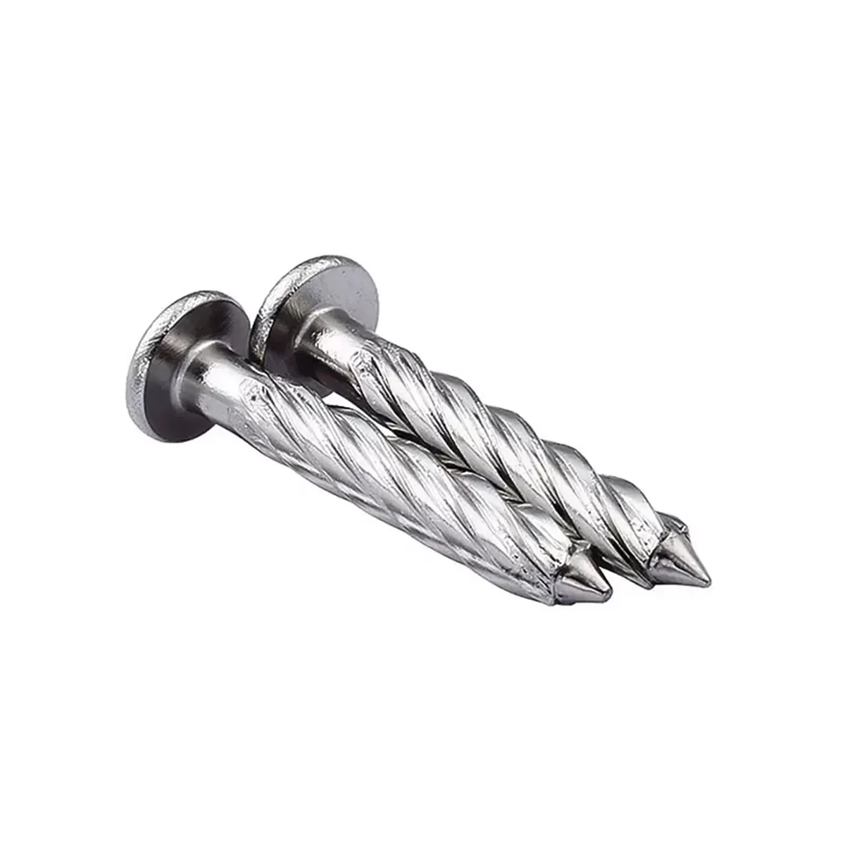 

304 Stainless Steel Threaded Cement Nails/Large Flat Head Expansion Screw Nails