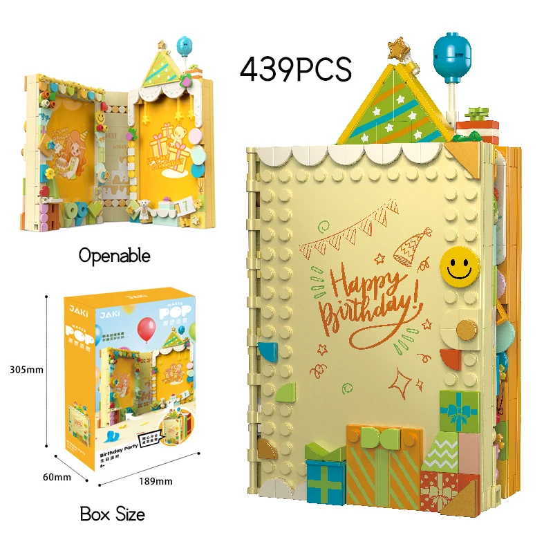 Creative Festival Memorial Theme Photo Album Building Blocks,Birthday Album Bricks Wedding Album Bricks Set Toys For Girls Gift