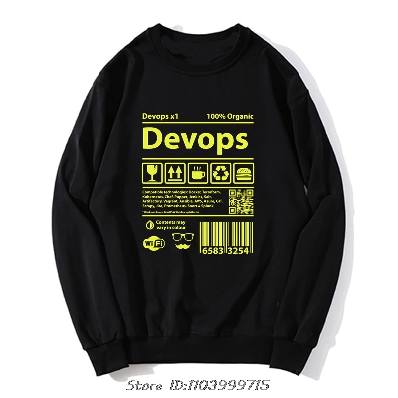 مضحك Devops برمجة الباركود أجهزة الكمبيوتر مصدر رمز المهوس هوديي البرمجيات البلوز المتضخم الرجال الملابس عارضة الشارع الشهير