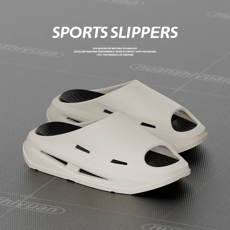 

Men Anti-slip Sports Slippers Male Soft Comfortable Open Toe Sandals Boys House Home Indoor Outdoor Shoes Footwear