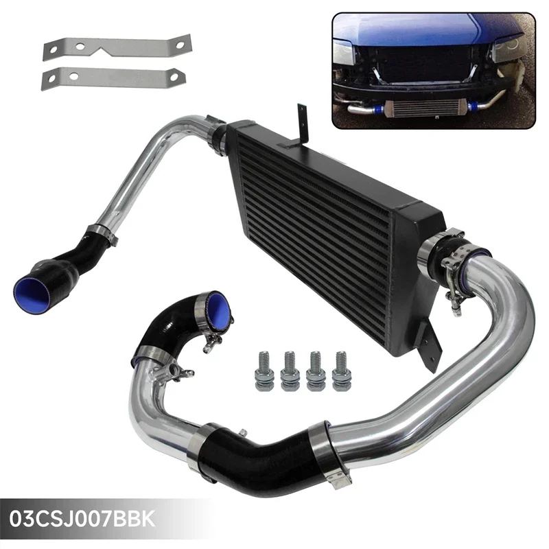Front Mount Intercooler+Pipe Kit for Audi A4 1.8T Turbo B6 Quattro 02-06  Black / Blue /Red