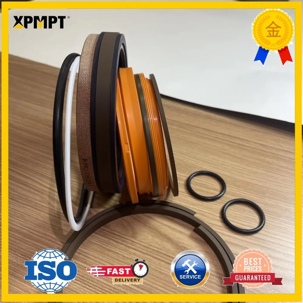 PTFE Oil Seals Arm Cylinder Seal Kit Compatible with Hyundai R-200-5 Hydraulic Excavators