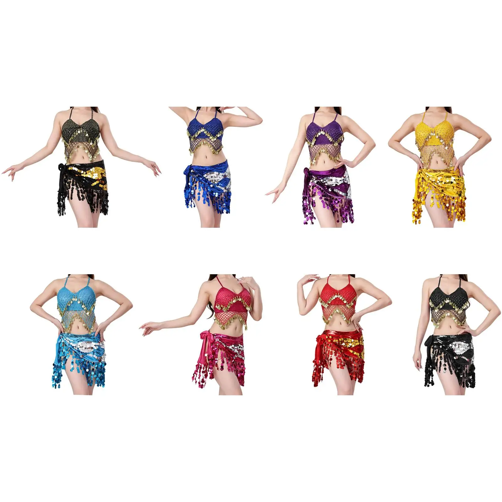 Costume da festa, sciarpa per danza del ventre, per festival, musica, rave, feste, matrimoni