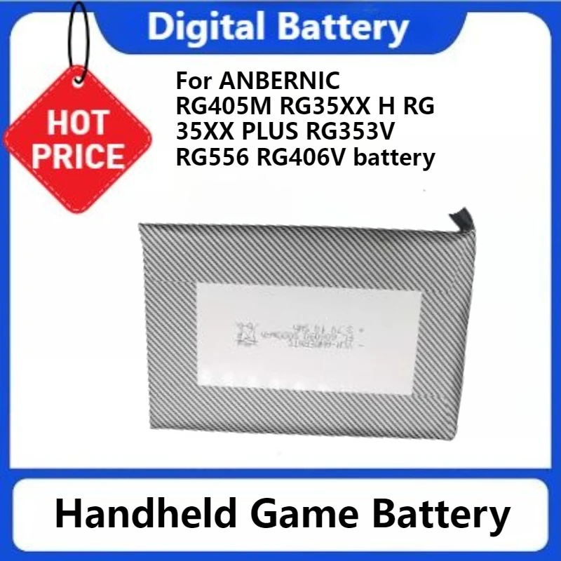 

For ANBERNIC RG405M RG35XX H RG 35XX PLUS RG353V RG556 RG406V 3.8V 5000mAh 3500mAh Handheld Game Battery