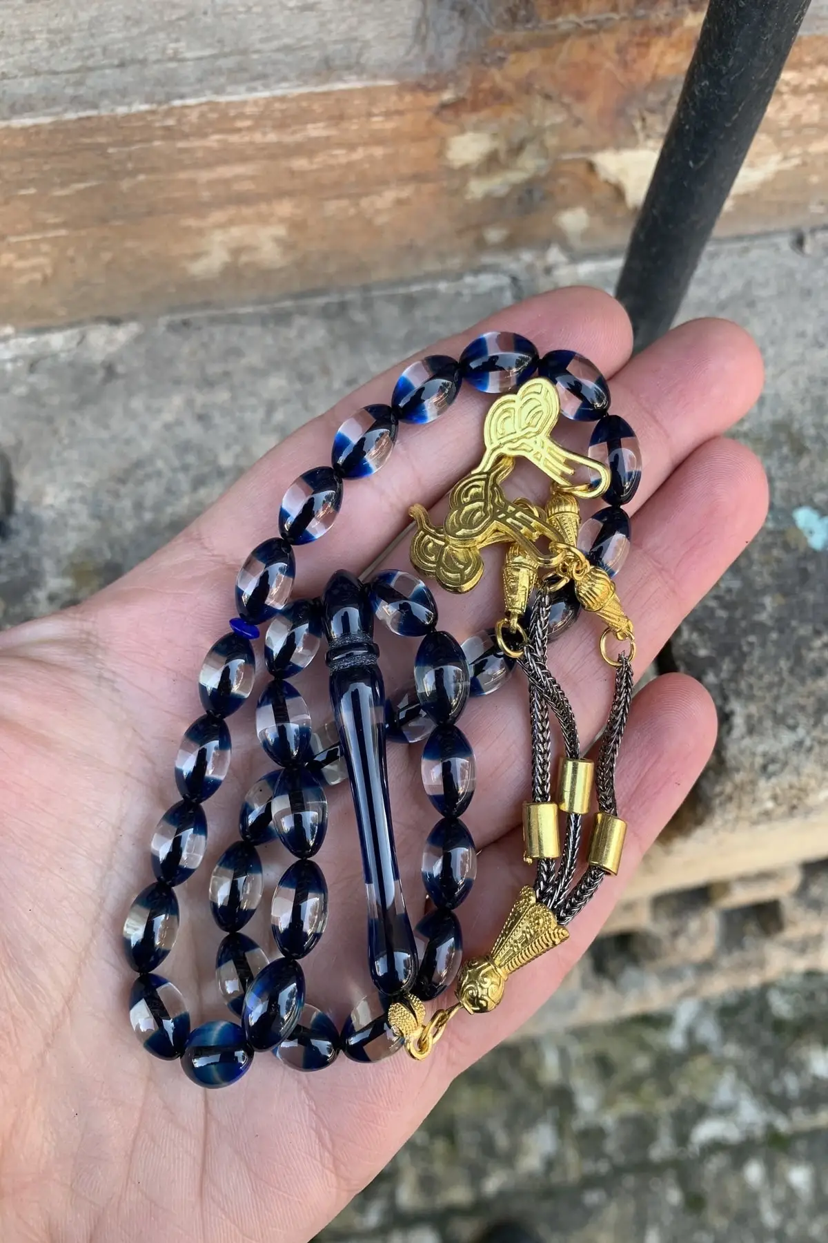 Men's Vernier Powder Amber Prayer Beads rosary is the most beautiful and original access very special gift music Islam