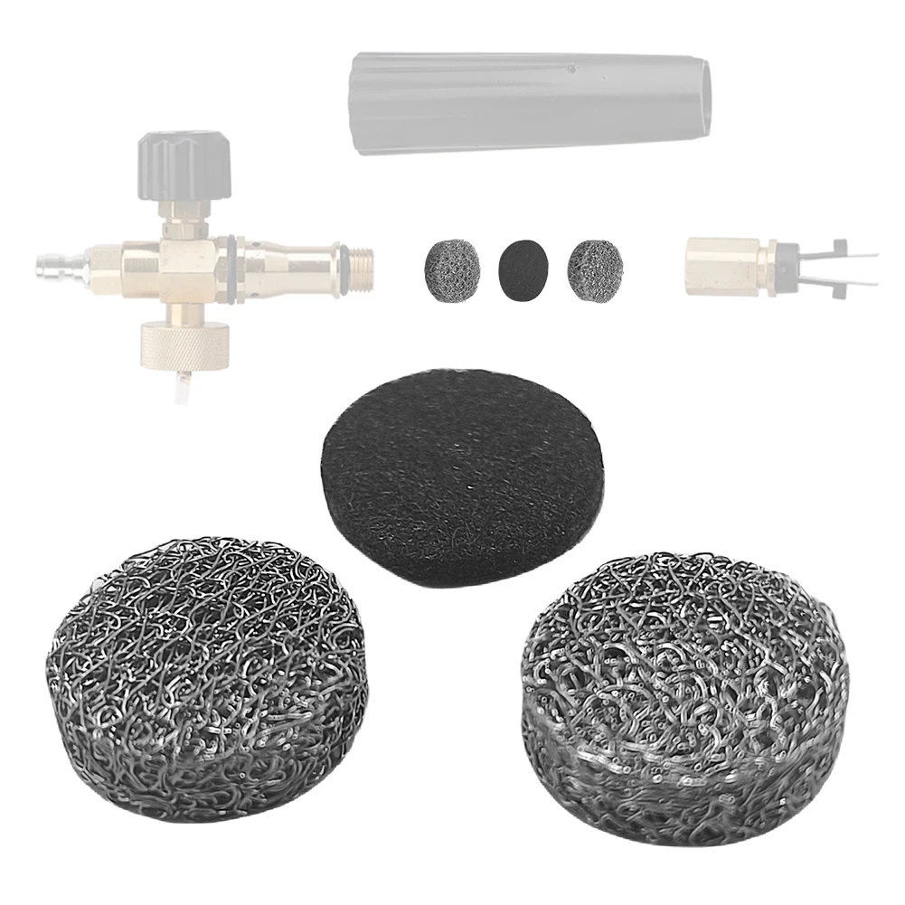 

High Density Tablet Foam Lance Tablet Foam Cannon Lance Mesh Filter Stainless Steel Strainer Net Filter Car Cleaning Accessories