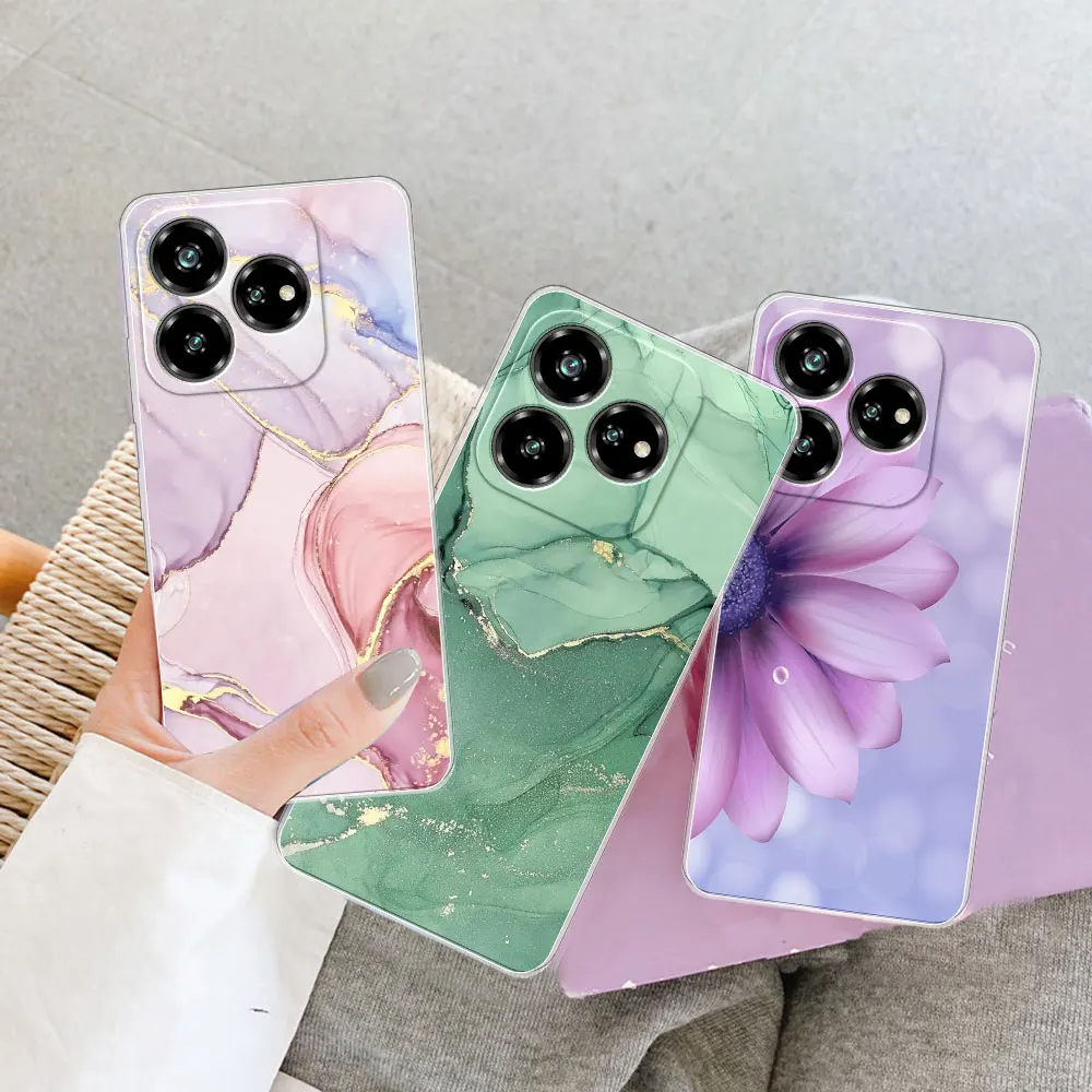 For ZTE Axon 60 4G Case Clear Cover For ZTE Blade V60 Funda Clear Shockproof Soft Silicone Phone Case for ZTE Blade V40S Coque