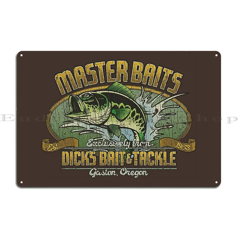 Dick S Bait And Tackle 1953 Metal Plaque Poster Printed Plaques Wall Decor Pub Plates Wall Decor Tin Sign Poster