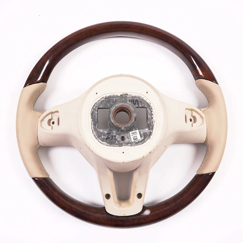 مناسبة لتعديل ترقية عجلة القيادة الدائرية البيضاء موديل مرسيدس بنز، التخصيص الشخصي.