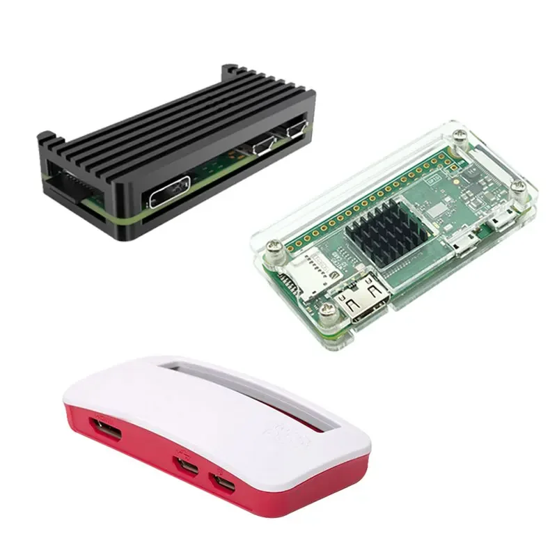 Carte Raspberry Pi ontariW, 1GHz, processeur monocœur, 512 Mo de RAM, WiFi, compatible Bluetooth, Pi 0 ontariWH, avec en-tête à broche, étui en option