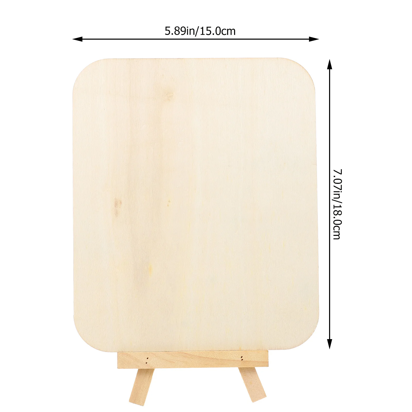 5 مجموعات من لوحات الرسم اليدوية للأطفال من الخشب الطبيعي لوحات الرسم الفارغة للتعرف على الألوان ممارسة الكتابة على الجدران من فئة الفن