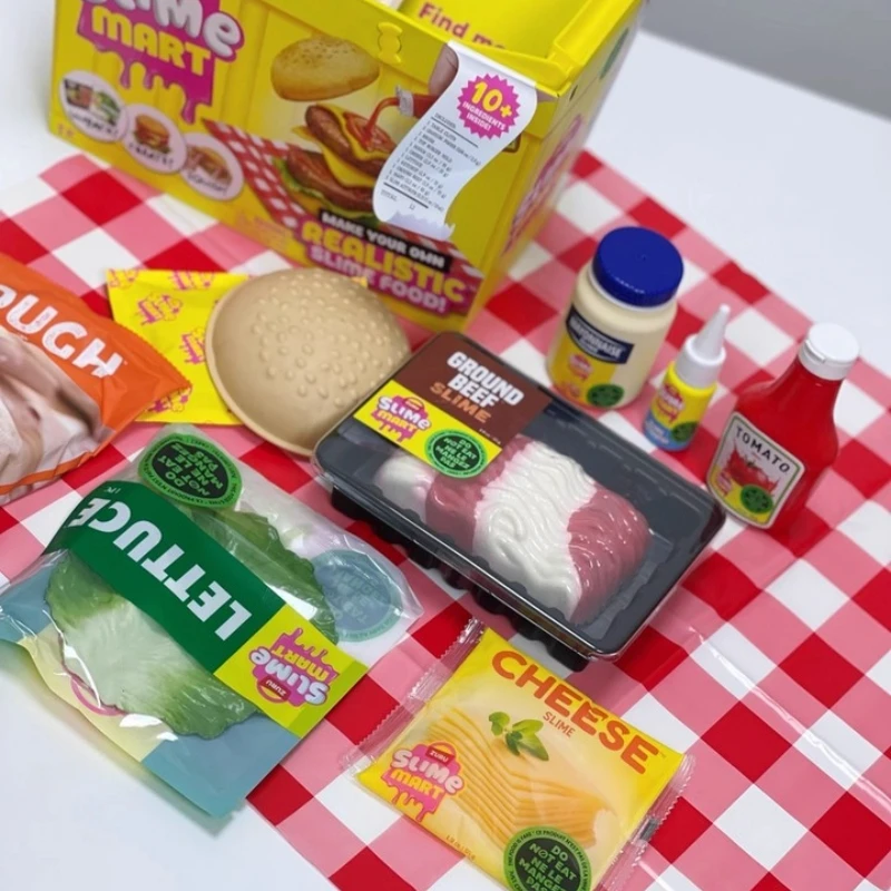 Chariot de courses fait à la main, jouet pour enfants, jeu de simulation, cuisson amusante, jeu de boue créatif, boîte à jouets d'activité Parent-enfant