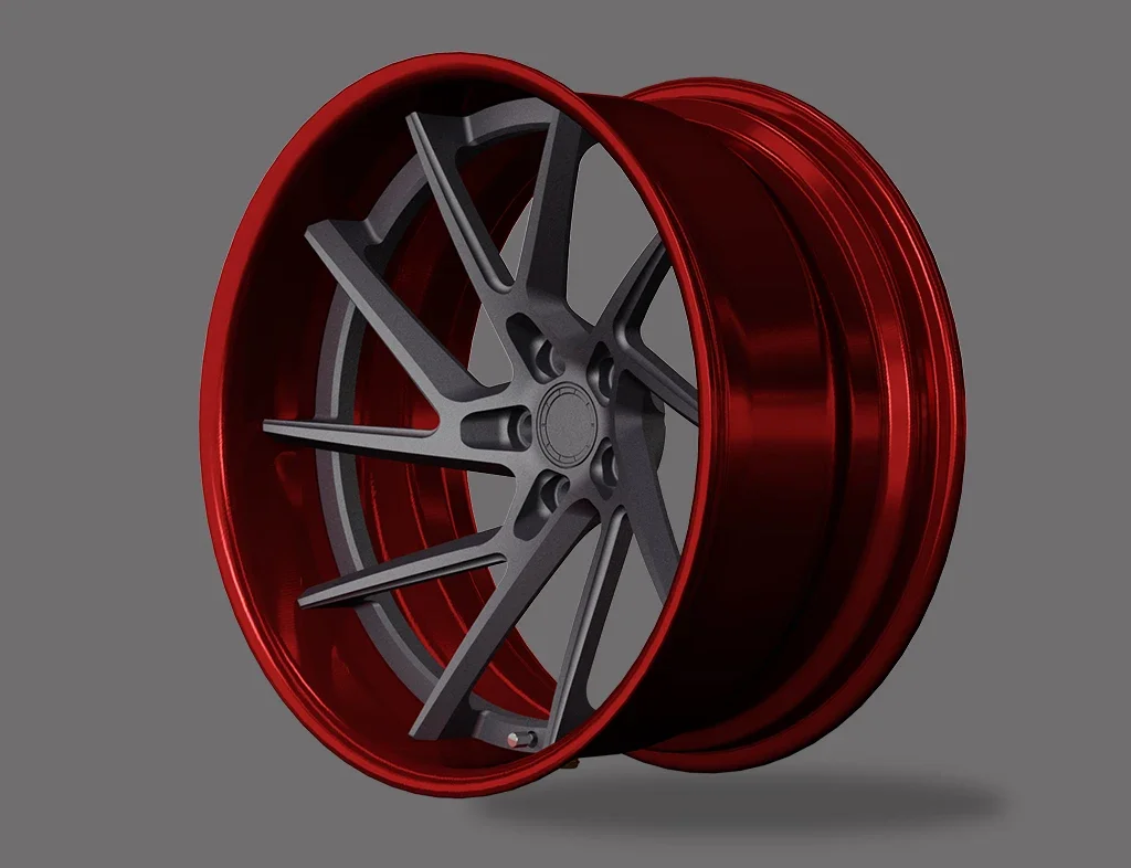 Customized 1 piece 2 piece super deep concave 17/18/19/20/21/22/24/26 5*112 5*114.3 forged alloy wheel car rim