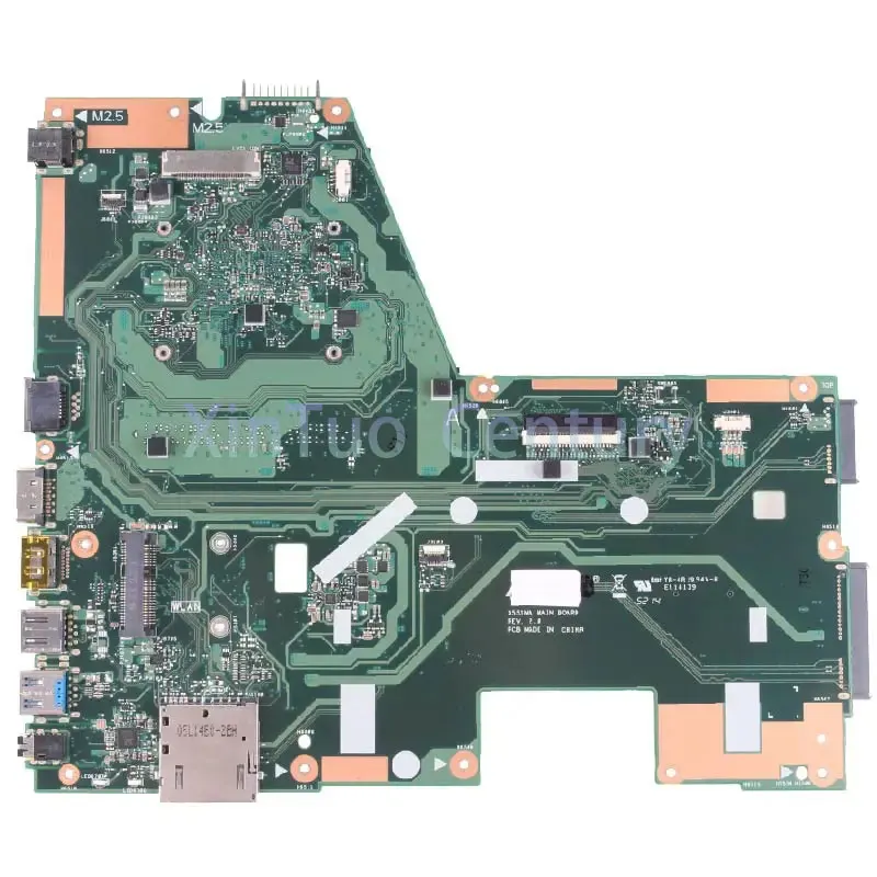 Imagem -04 - Laptop Motherboard para Asus X551ma X551m X551ma Rev.2.0 N2830 Cpu Ddr3 Trabalho 100 Testado