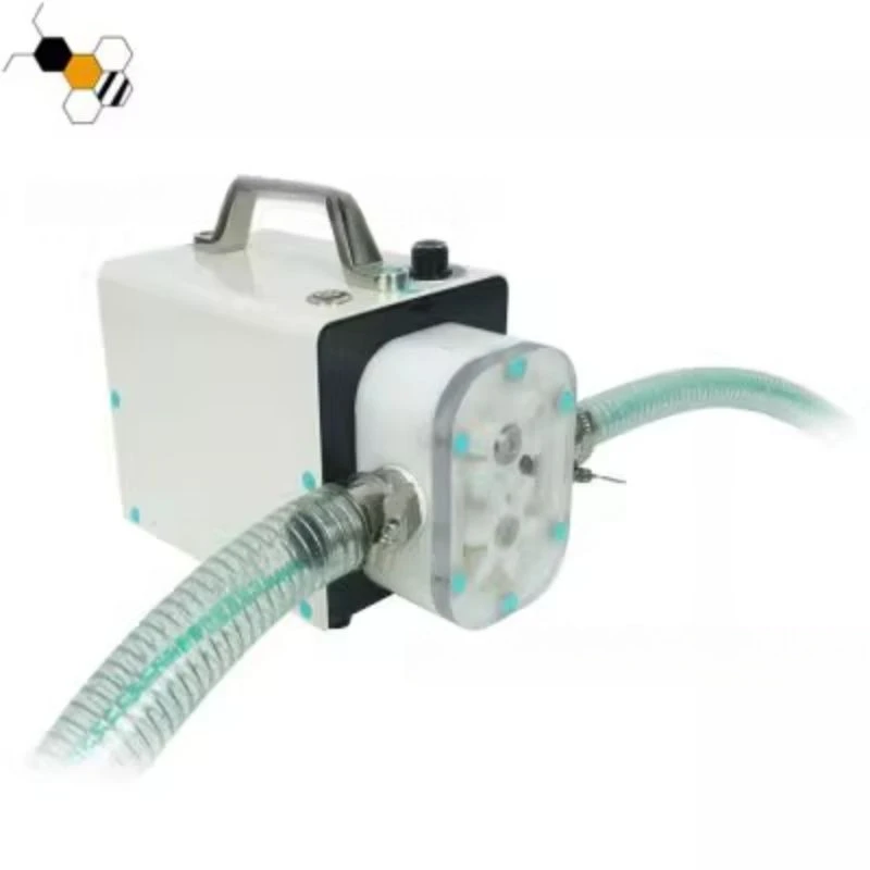 Bomba de transferência portátil do filtro do mel, máquina da impureza do balde, grande fluxo, consumo de baixa energia, filtragem fina do filtro, exploração agrícola da abelha
