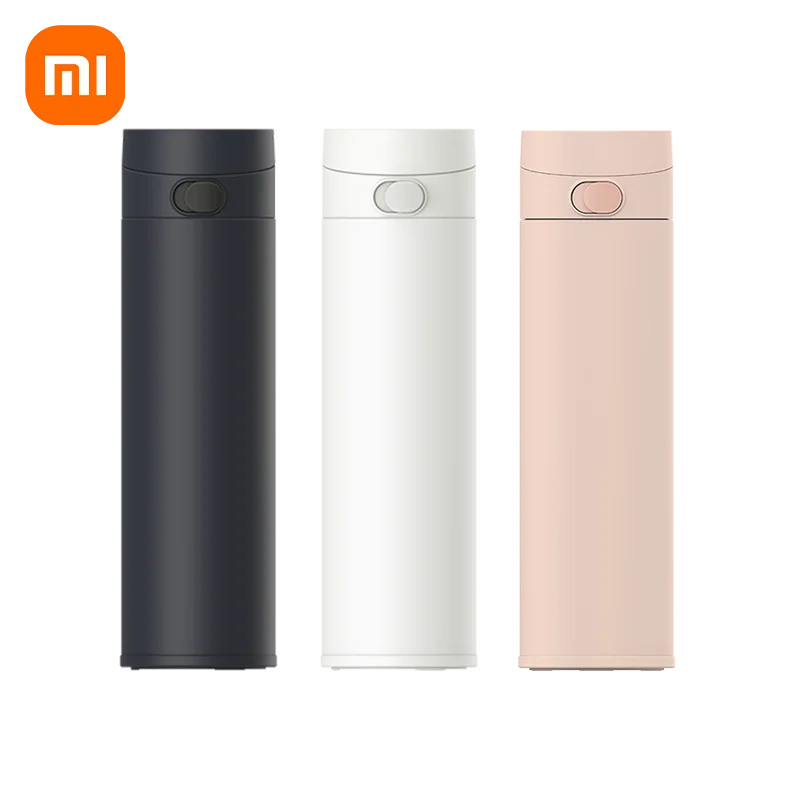 Xiaomi Mijia Thermos Cup Pop-Up Version 2 Stainless steel lightweight 480ml thermos bottle Travel Portable Thermos Cup MJTGB01PL