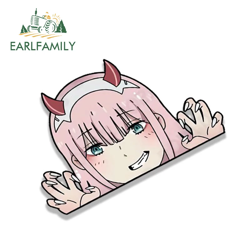 

EARLFAMILY 13 см x 8,1 см для 02 предметов, искусственные наклейки, устойчивые к царапинам Декоративные наклейки для ноутбука, бампера, протектор для автомобильной двери