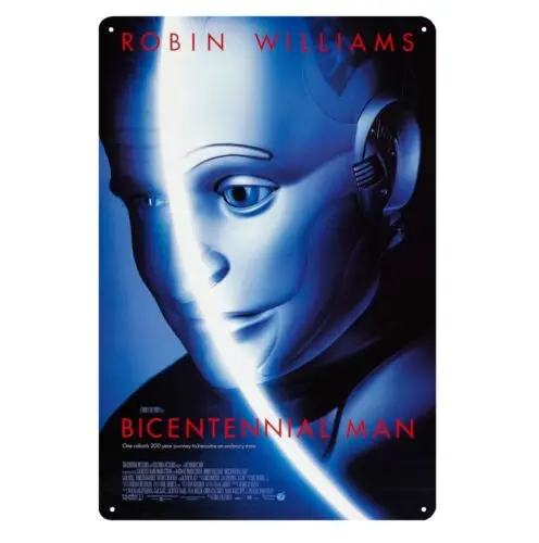 Bicentennial Man Movie Metallposter-Blechschild – 20 x 30 cm große Platte – Aluminium