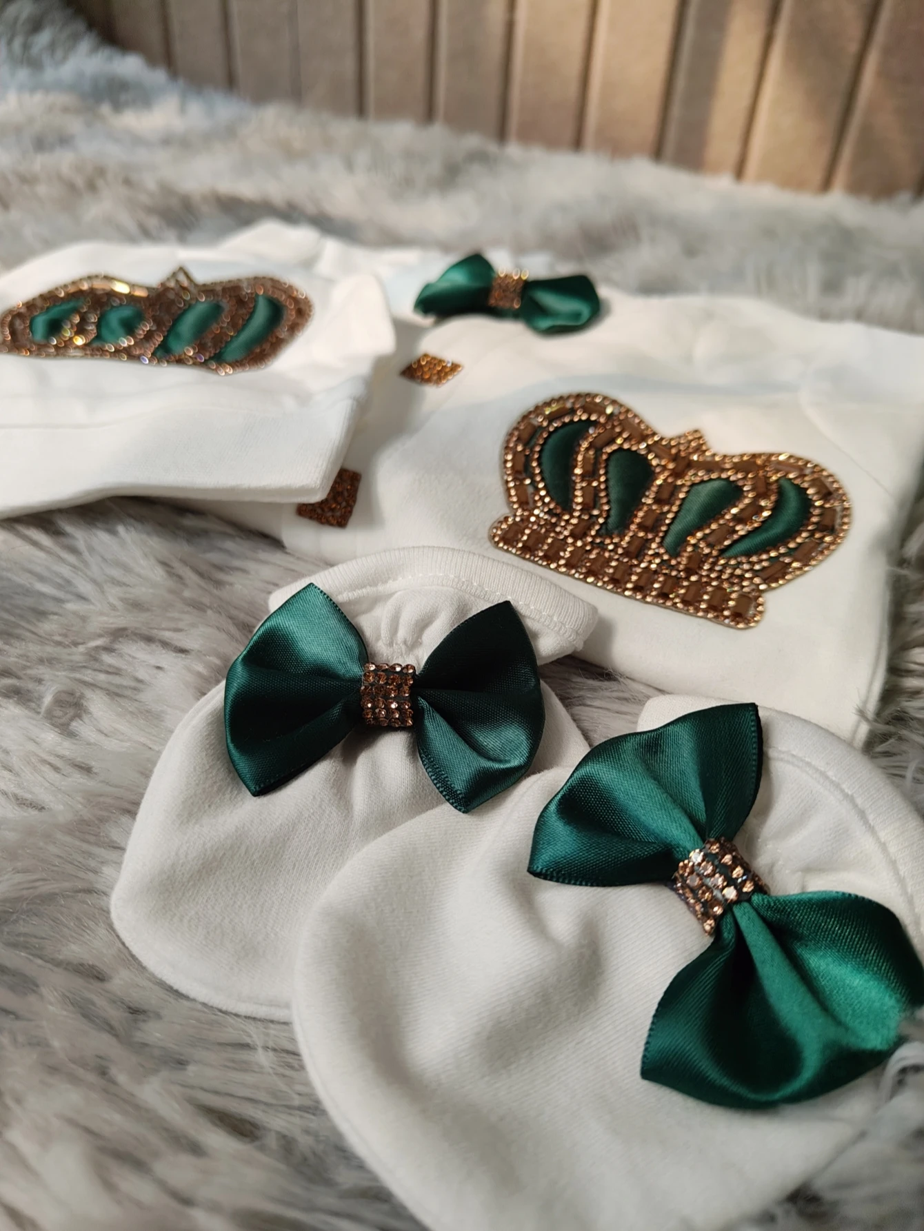 Zestaw: Perłowa Korona, Szmara – Baby Nursery Outfits recenzja i cena