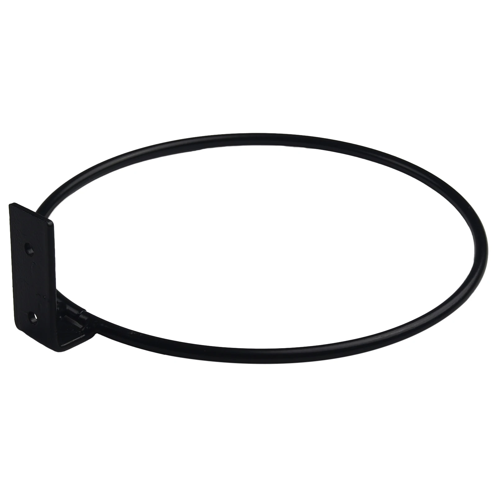 

High Quality Brand New Storage Rack Flower Pot Wall Mounted 3pcs Balcony Ring Holder Black Fixed Ring Hanging Basket