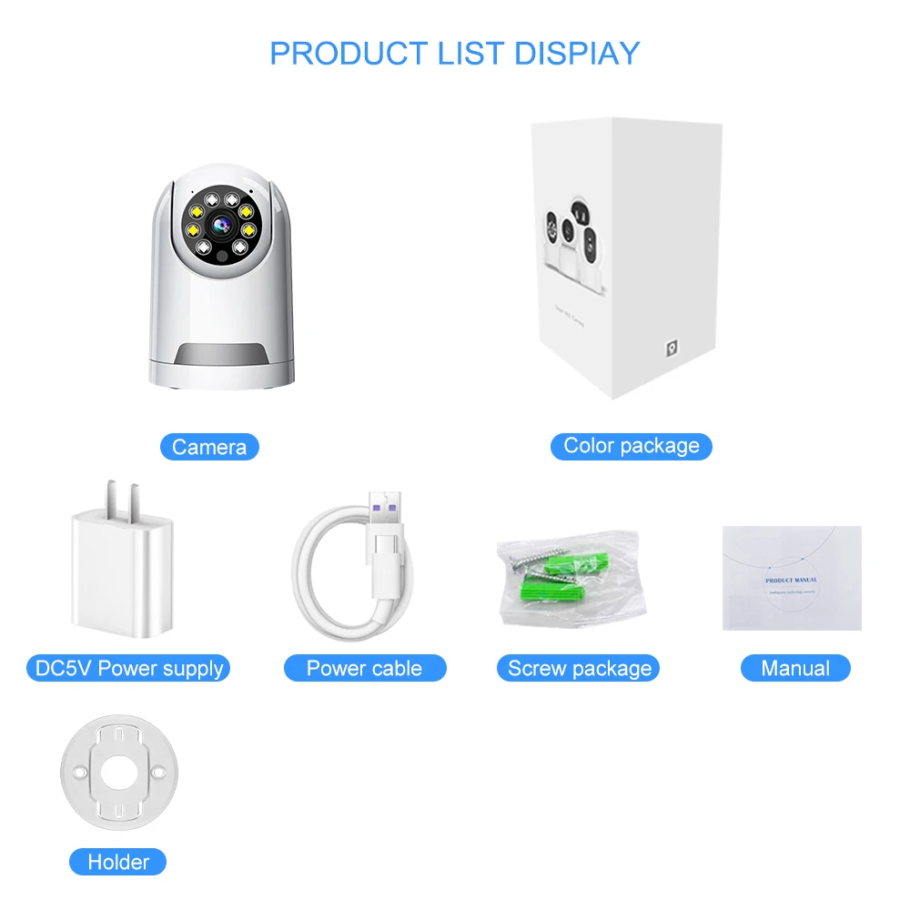 3MP V380 Pro MINI Smart Home WIFI Camera Indoor Two Ways Audio Security Protection CCTV Wireless Camera