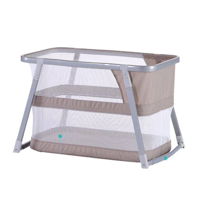 Cuna plegable para bebé portátil multifuncional cama matrimonio - imagen 4