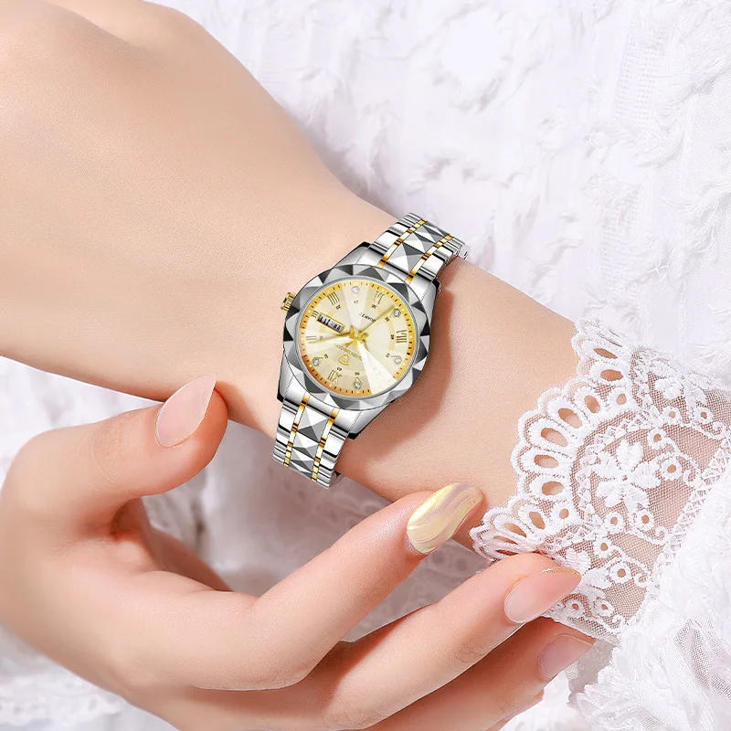 New watch women brand watch luxury waterproof luminous sapphire watch