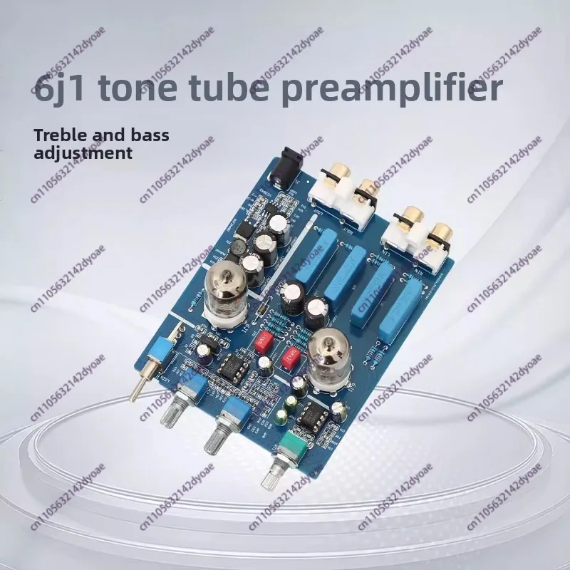 6J1 Tube with High and Low Tone Adjustment Audiophile HIFI Tube Preamplifier HIFI Audio Amplifier Preamp