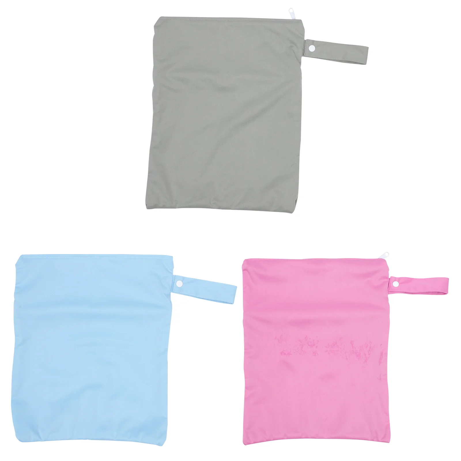 

3 Pcs Waterproof Diaper Bag Travel Wet and Dry Beach Flat Cloth Tpu Membrane Gym Reusable