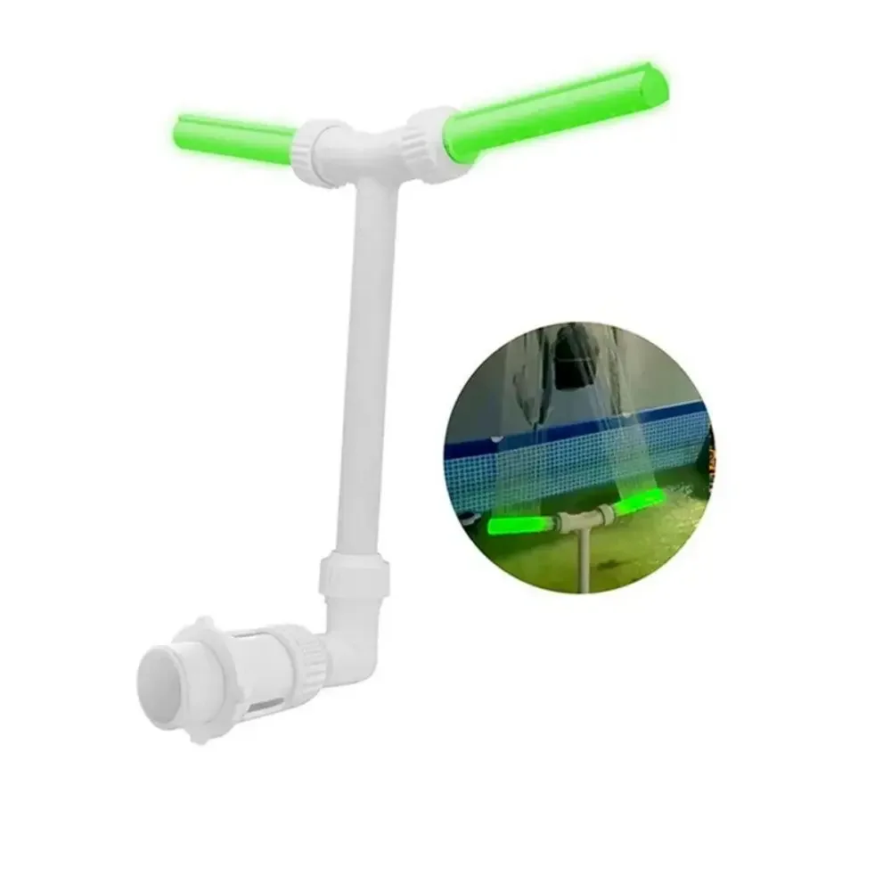 Imagem -05 - Fonte Fluorescente para Decoração Piscina Spray de Refrigeração Ajustável com Cascata Stand Jardinagem Peixes Lagoa Fonte