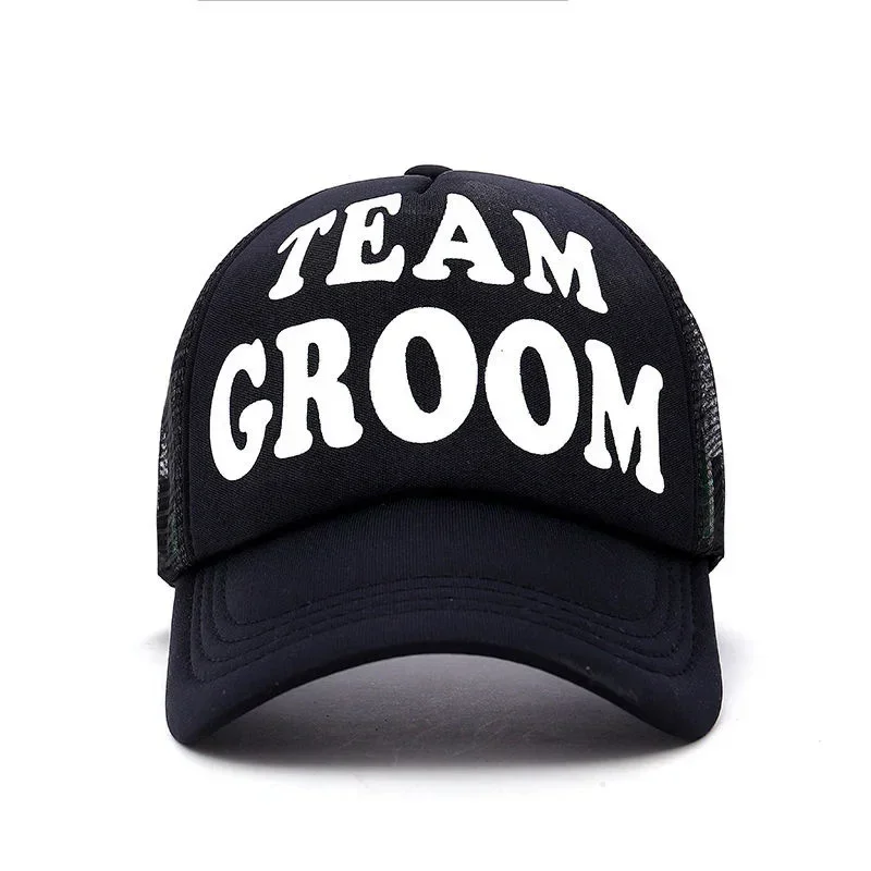 Personalized Bride to Be Groom Groomsman Bridesmaid Party Hats for Bachelorette Hen Night Wedding Engagement Bridal Shower Decor