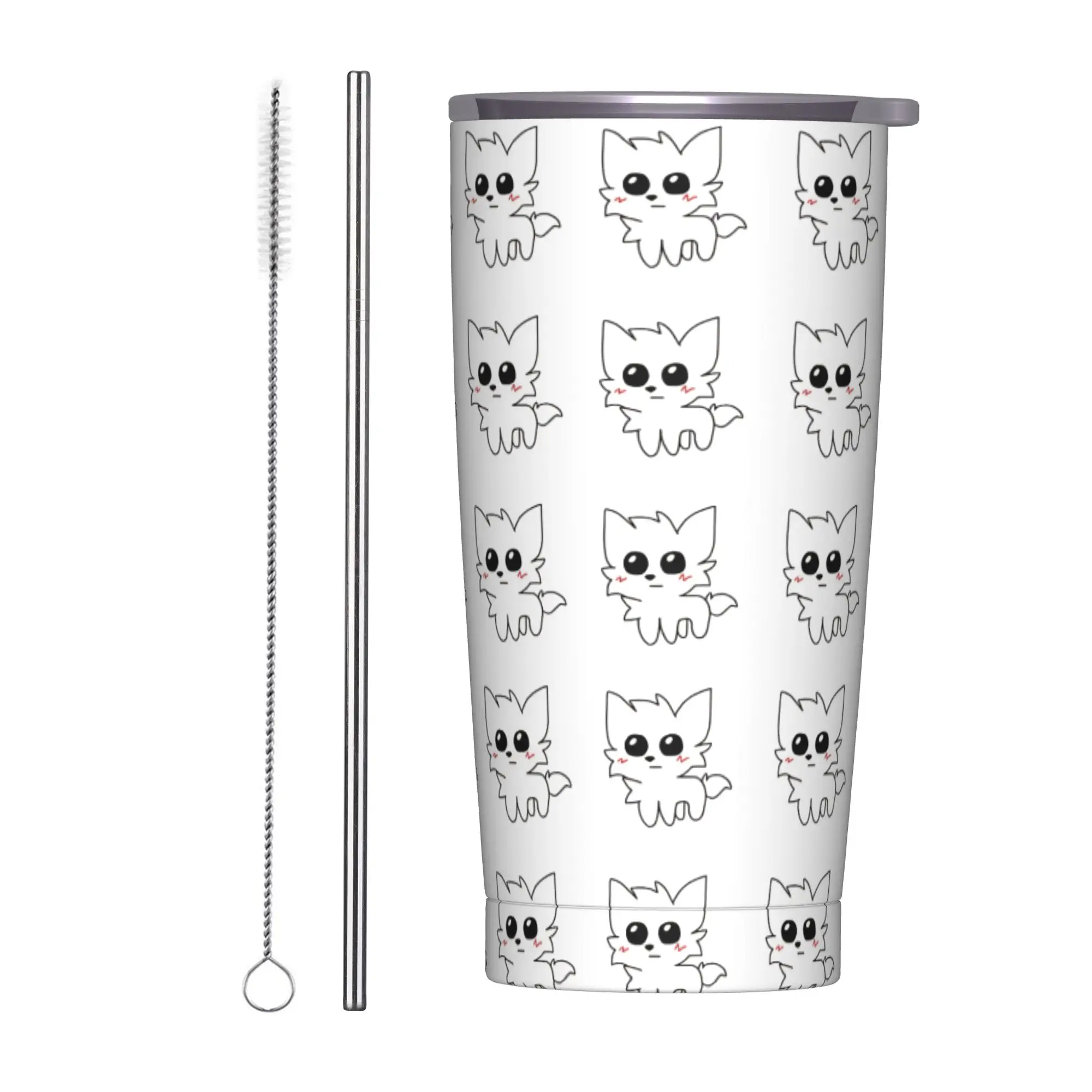 Boykissers Silly Tumbler Vacuum Insulated Yipeee Coffee Cups Stainless Steel Car Mugs Water Bottle, 20oz