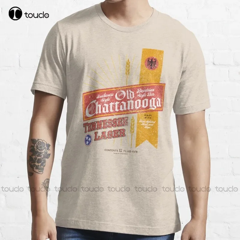 

New Old Chattanooga Lager: Once Upon A Time In T-Shirt Cotton Tee Shirt S-5Xl T Shirt funny shirts for women Unisex