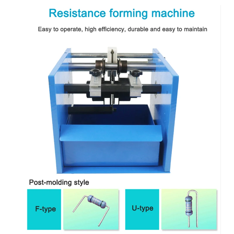 F/U Type Portable Resistance Forming Machine Manual Cutter And Molding Equipment Suitable For Different Braided Resistors Diodes