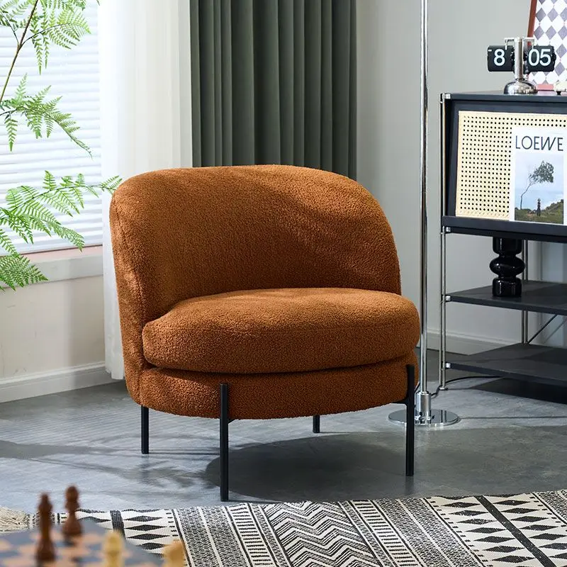 Relax Soft Comfort Chair Lounge Velvet Stuffed Nordic Modern Floor Chair Adult Bedroom Lazy Sedie Da Soggiorno Furniture Home