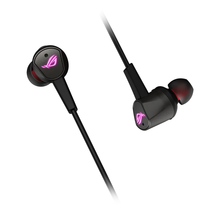 

Новые игровые наушники-вкладыши ROG Cetra II с шумоподавлением и микрофоном с шумоподавлением, разъем USB-C для ПК, переключатель MAC