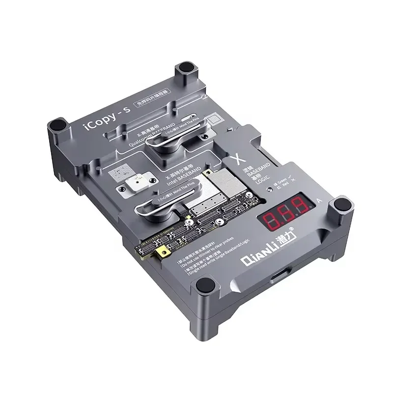 Icopy-s 4in1 Programming Double-sided Chip Test Stand for I phone 6g 6s 7 8g 8p X Xs Xsmax Baseband Logic Free Solder Tool