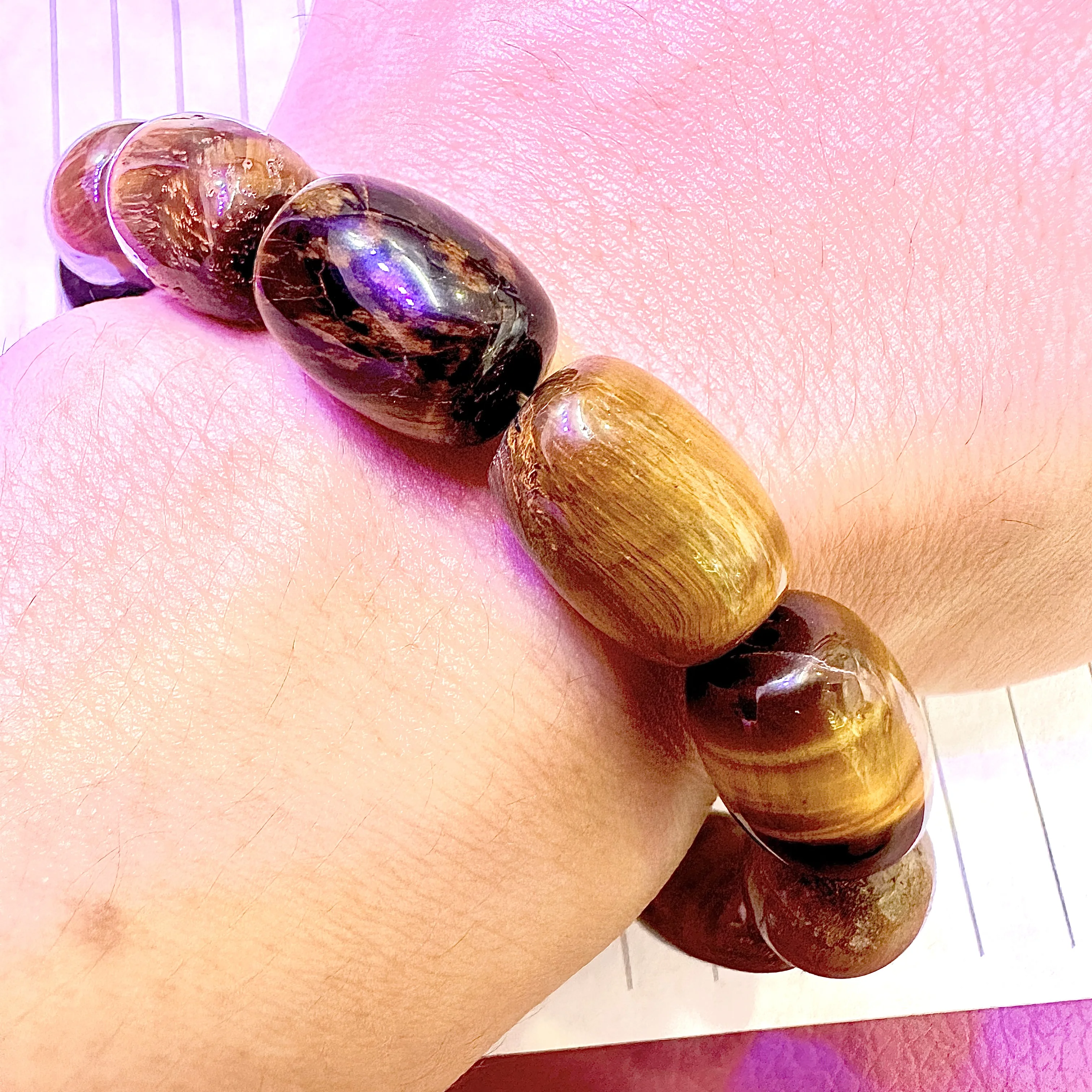 Yellow Tiger‘s eye Barrel Stone Bracelets for Women 2023 Cute Jewelry Big Crystal Stones Bracelet Amulet 12x16mm Free Shipping