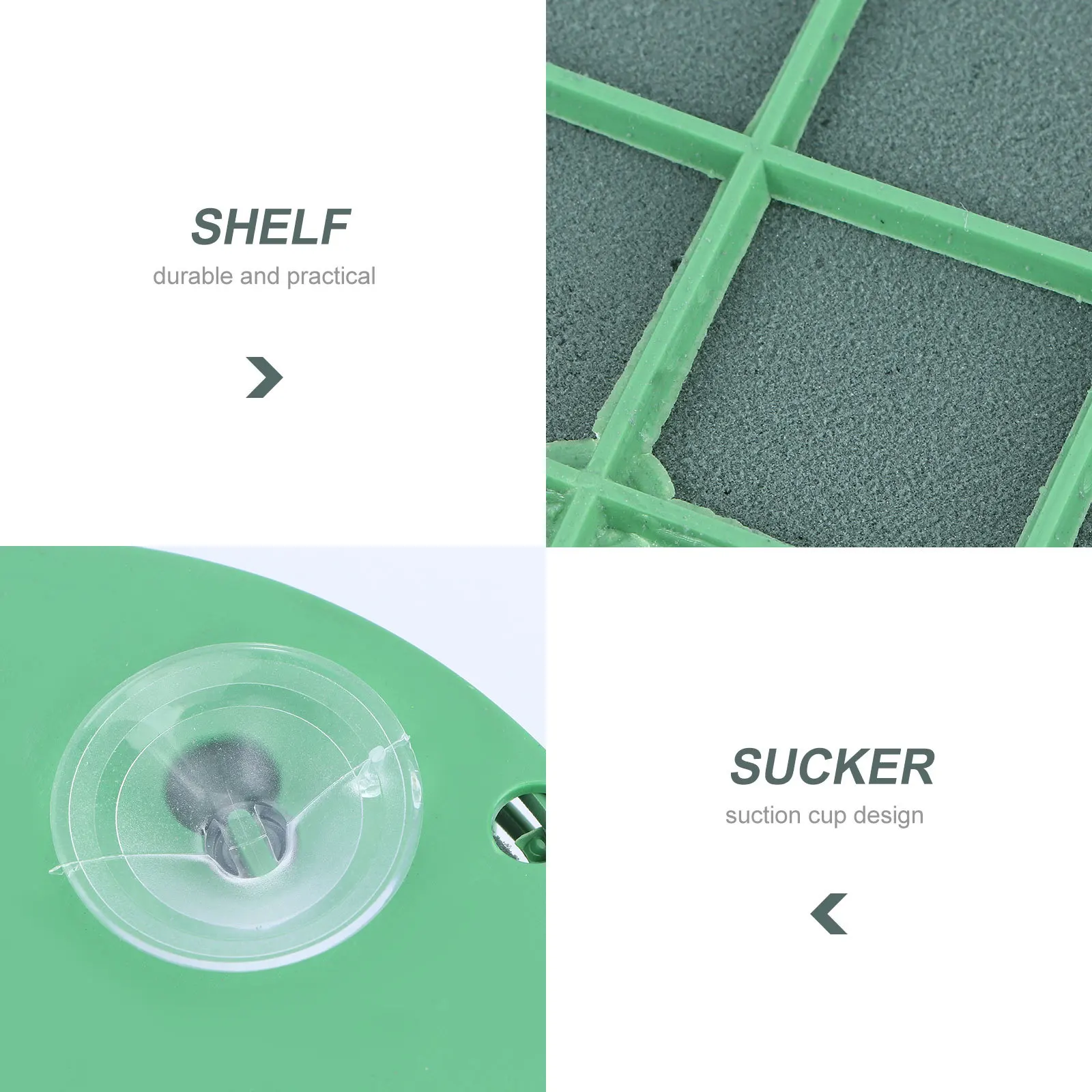 

1Pcs Wedding Car Flower Mud Large Green DIY Floral Block Suction Cup Leak-Proof Lightweight for Wedding Birthday Event Flower