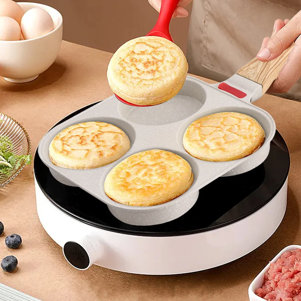 

Four Hole Frying Nonstick Japanese Omelette Cooker Pancake Deep Skillet S wich Maker Easy Clean Kitchen Gadgets Egg Pans
