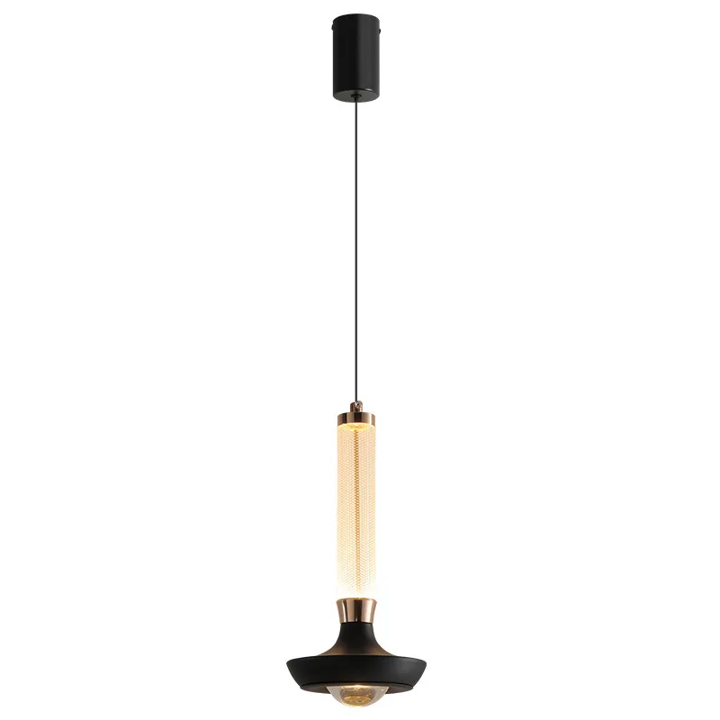 

Nordic simple bedroom bedside small chandelier personalized stairs restaurant entrance bar high-end sense liftable chandelier