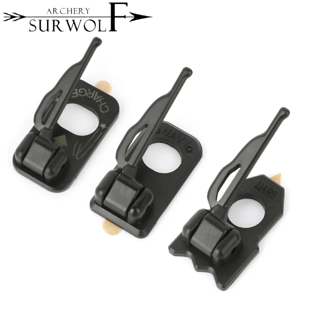 

MARS NACY CHARGE Recurve Arrow Rest Plastic Black Compact Portable Self-adhesive for Recurve Bow Hunting Shooting Accessories