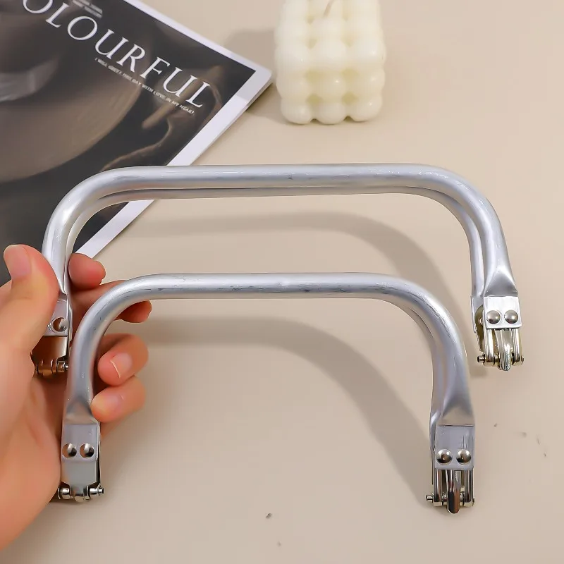 Square Bag Frame for DIY Bags Metal Purse Frame Hardware 16cm 20cm Lightweight Sewing Craft Supply Handle DIY Accessories Parts