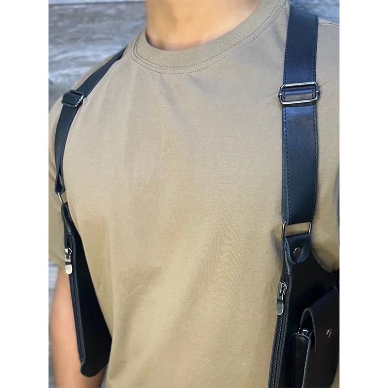 Bolso Bandolera Retro Steampunk Medieval para Halloween, Cosplay, Cartera de Cuero y Bolsa para Teléfono Móvil, Accesorios para Fiestas